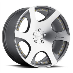 MRR VP3 Matte Gunmetal Machined w/ Gold Rivets